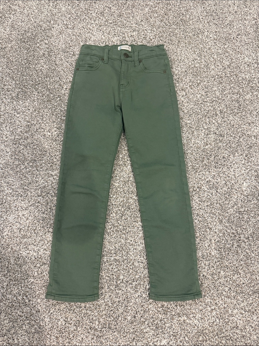 Crewcuts Slim Straight Jeans in Forest Green
